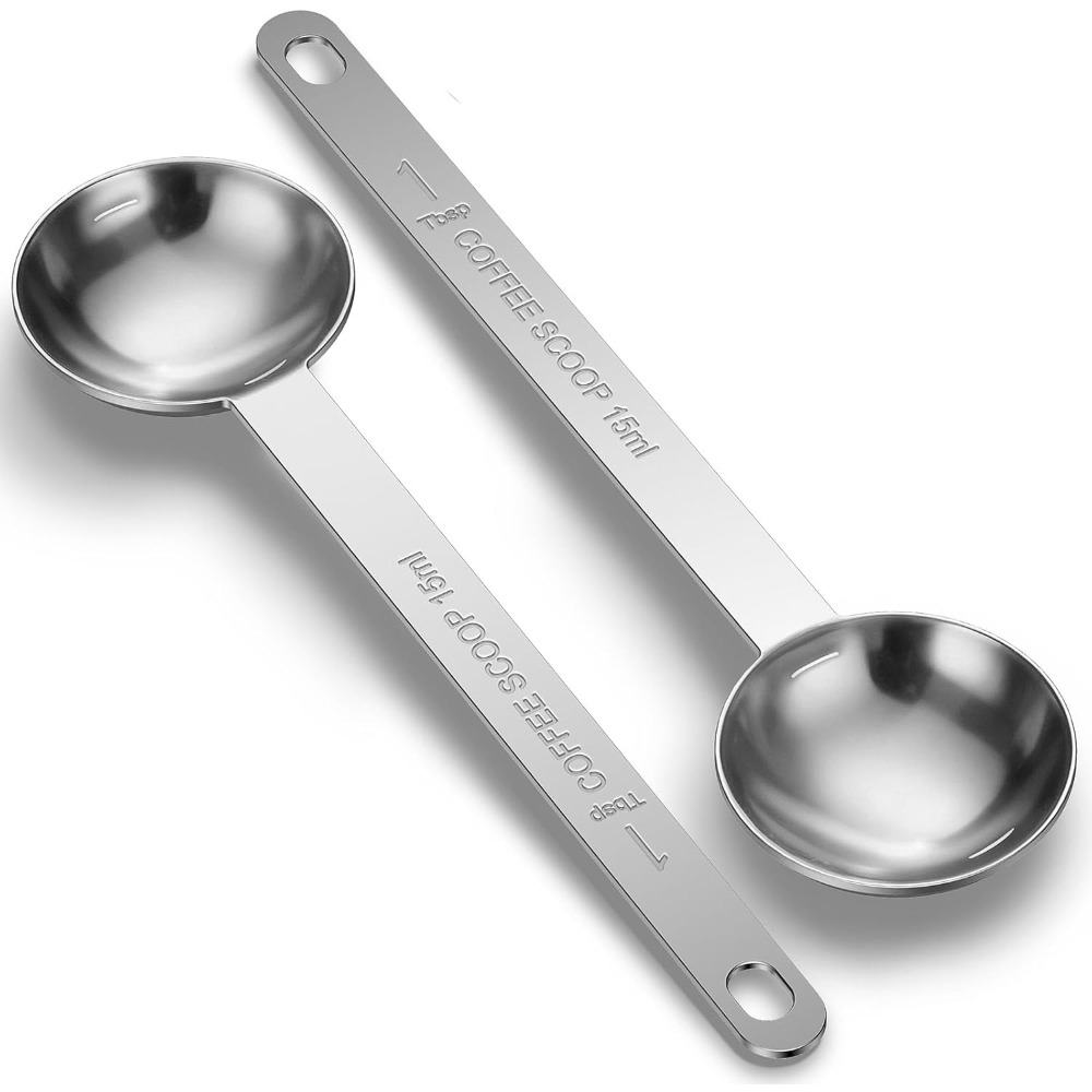 Coffee Tea Spoon - Paslanmaz Çelik Uzun Saplı Kahve Ölçü
