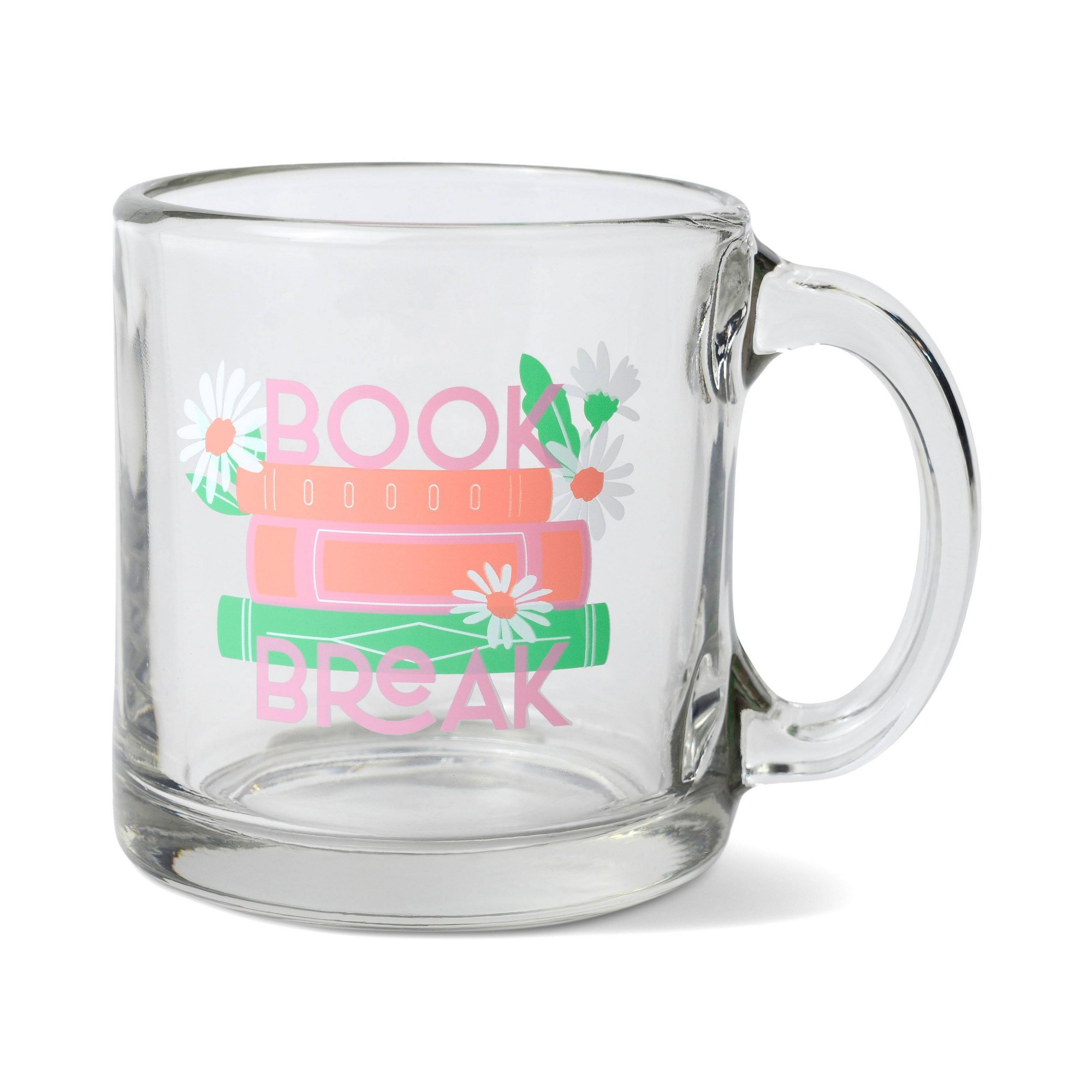 Coffee Tea Nook - Seramik Kitap Ayrıntılı Kahve Kupası Okuma