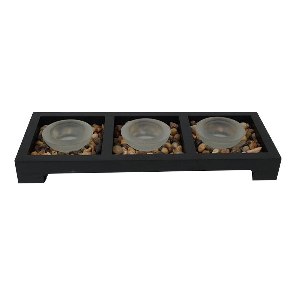 Coffee Tea Set - 1 Takım Cam Çay Işık Tutucular