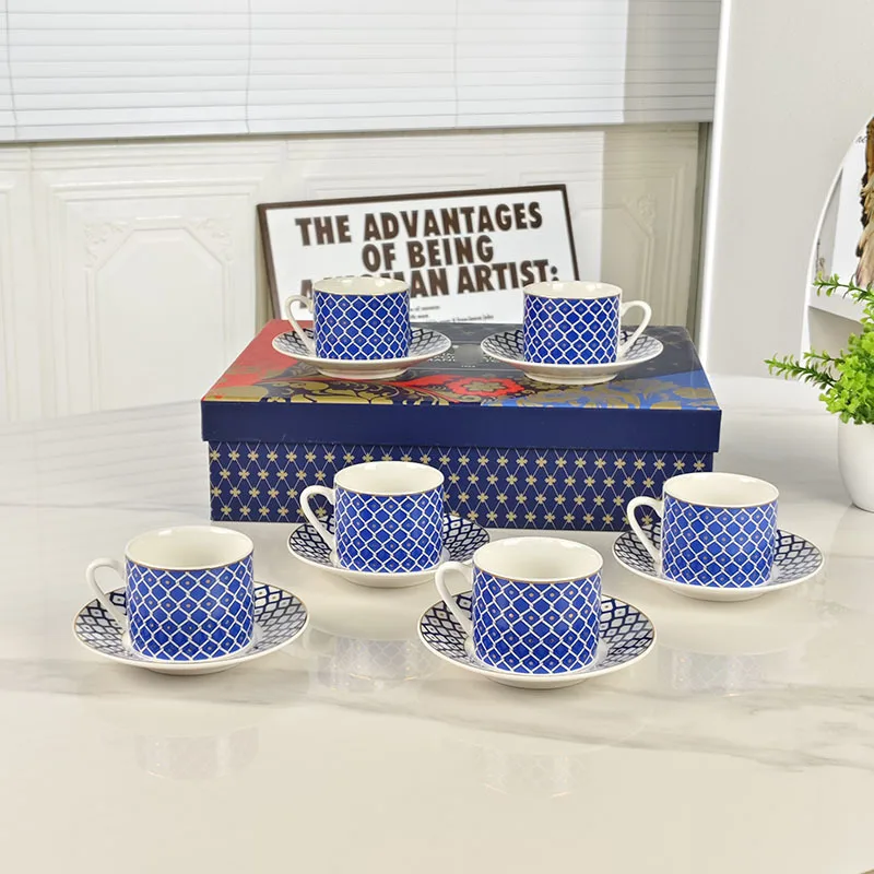 Espresso Cup Saucer - Orta Doğu ve Avrupa 12 Parçalı