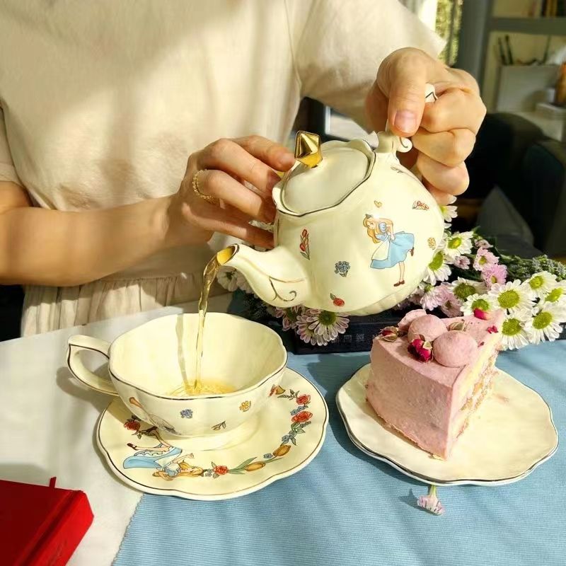 Coffee Tea Set - Alice Seramik Çay ve Kahve Seti