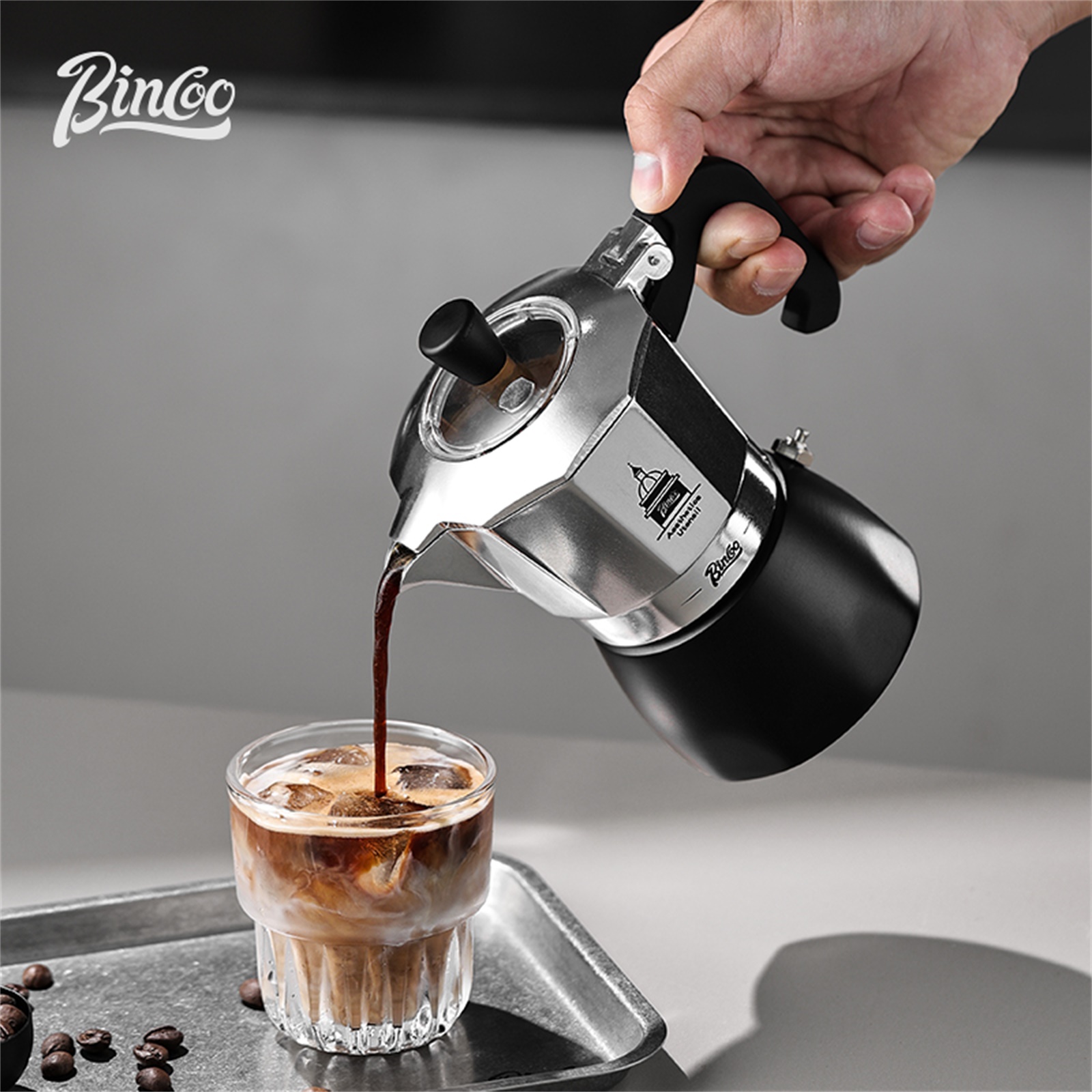 Coffee Tea Chocolate - BINCOO Çift Valfli Moka Pot, Espresso