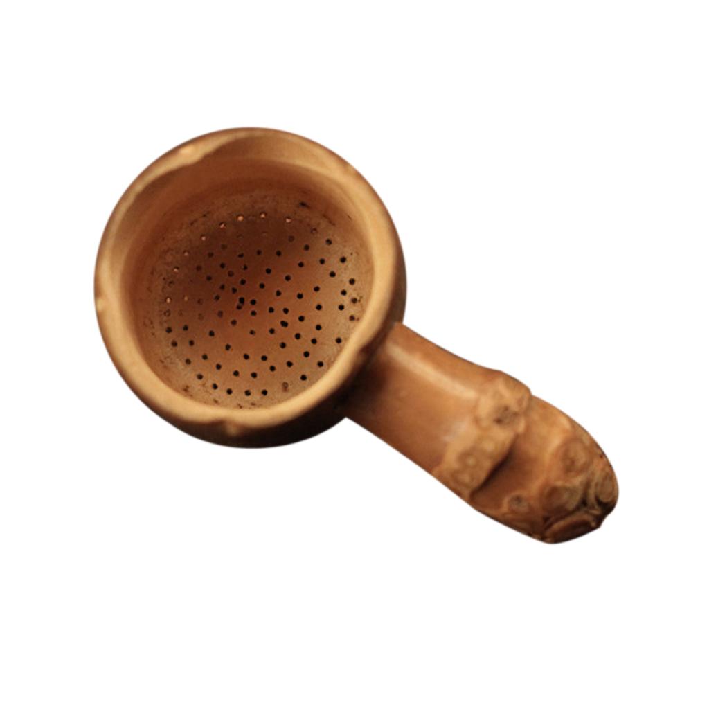 Coffee Or Tea Please - Sürdürülebilir Bambu Çay Süzgeci İnce Gözenekli