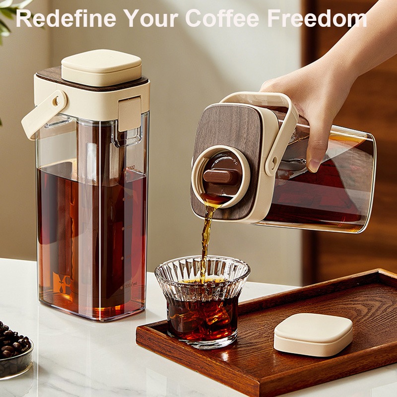 Coffee Tea Brew - Soğuk Demleme Kahve Sürahisi Sızdırmaz Mühürlü