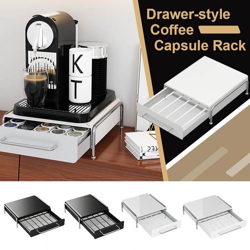 Coffee Tea Drawer Organizer - Kapsül Kahve Pod Düzenleyici Rafı, Çekmeceli