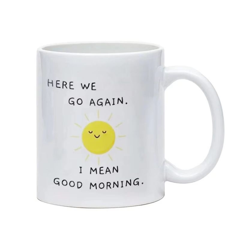 Coffee Tea Good Morning - YENİ SICAK Stokta-Kahve Kupası Komik Alaycı