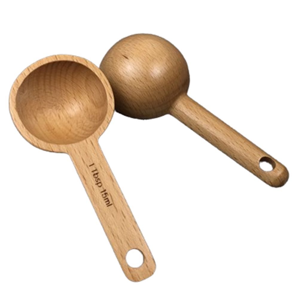 Coffee Tea Spoon - Taşınabilir Yemek Kaşığı Ölçü Kaşığı Ceviz