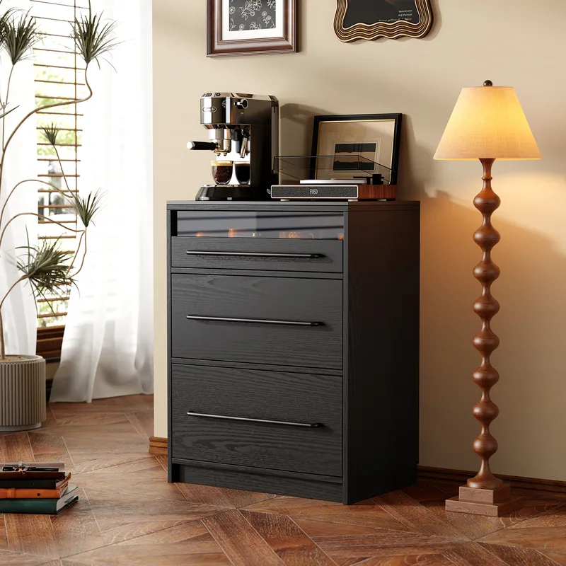 Coffee Tea Unit - Masif Ahşap Büfe Antik Kahve Dolabı