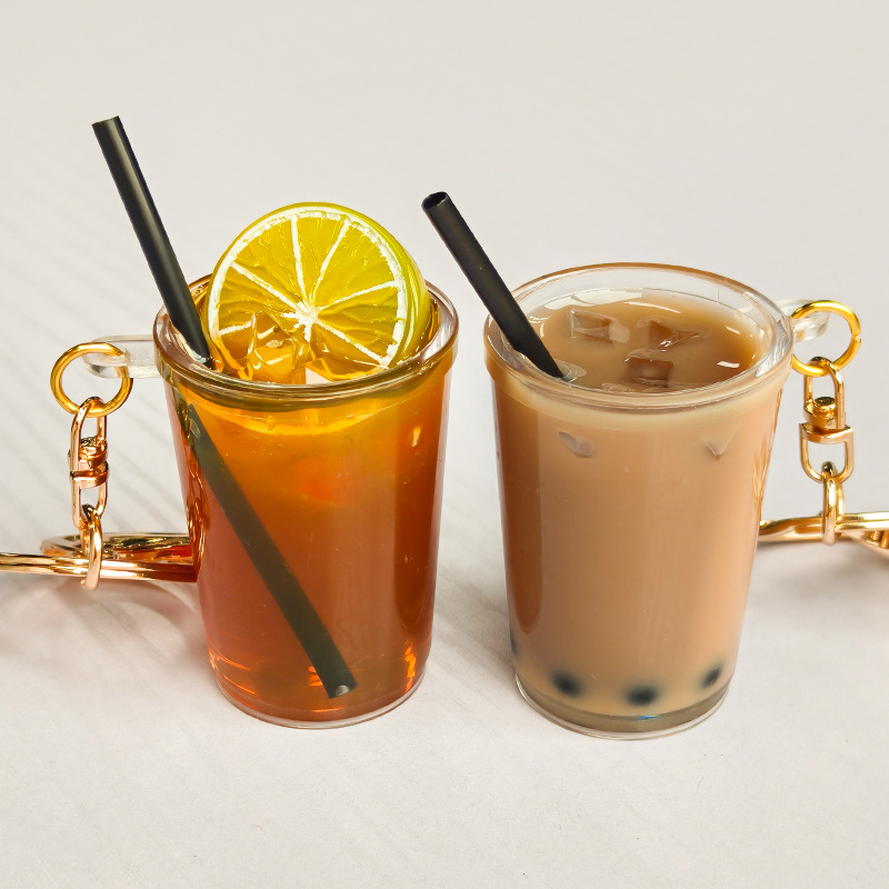 Coffee Tea Hong Kong - Karikatür Hong Kong Limon Çayı İnci