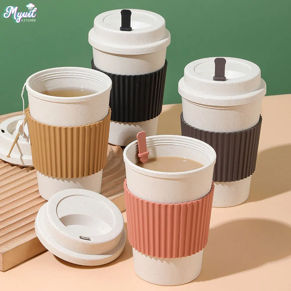 Coffee Tea For Me - 450 ML Kahve Kapaklı Bardak Buğday