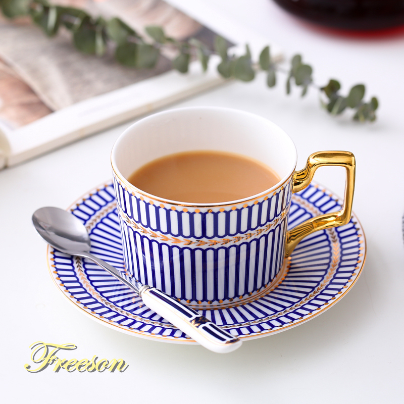 Espresso Cup Saucer - Lüks kemik çini kahve fincan tabağı