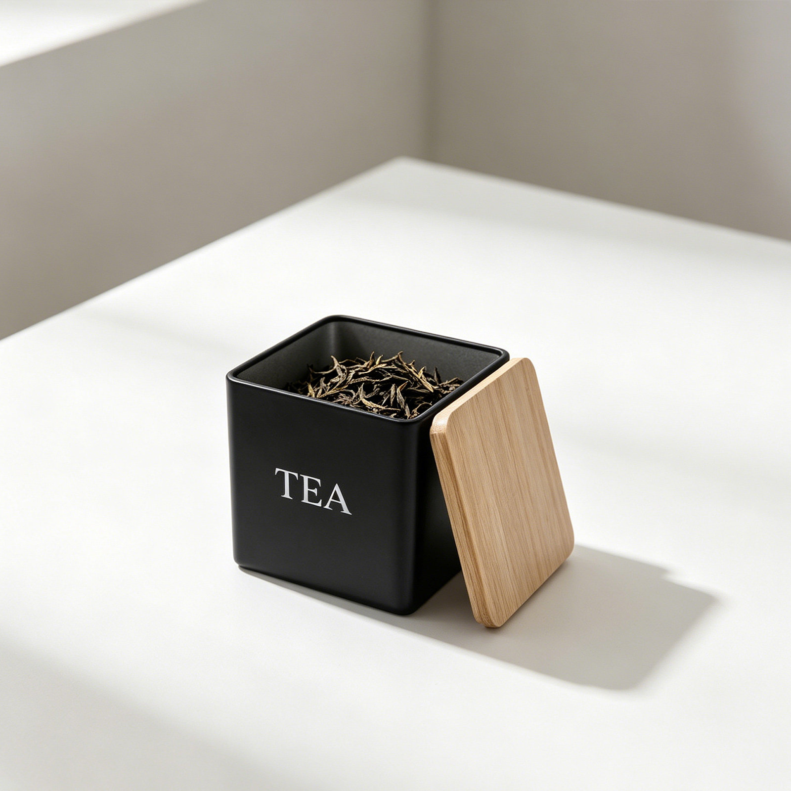 Canister Coffee Sugar Tea - 3 Parça Metal Çay Kahve Şeker