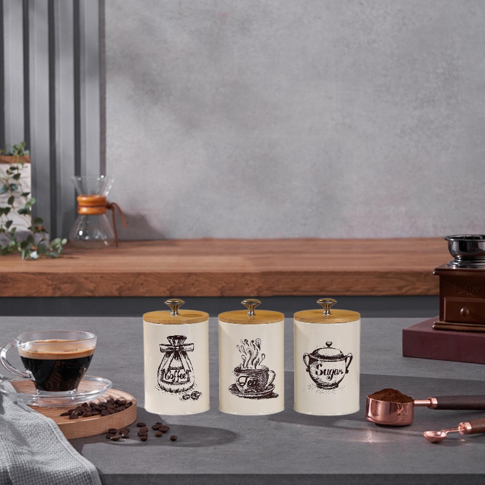 Çiftlik Evi Kahve Çay Şeker Sa - Canister Coffee Sugar Tea incelemesi ve fiyatı
