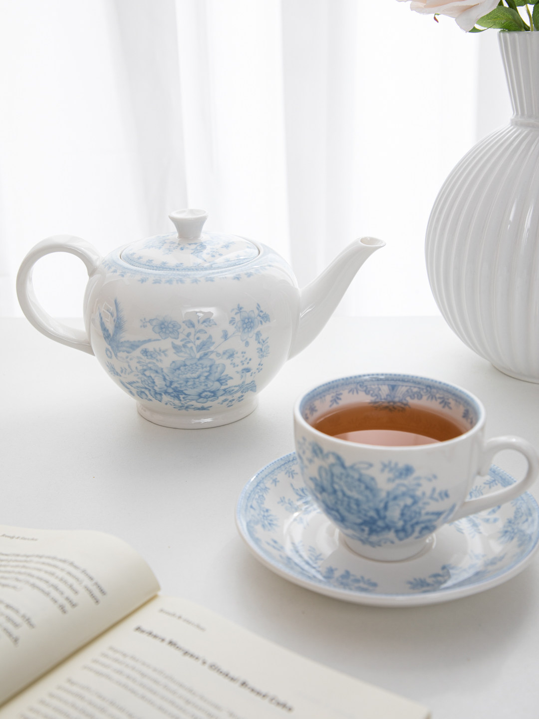 Ev, retro mavi şakayık desenli - Espresso Cup Saucer incelemesi ve fiyatı