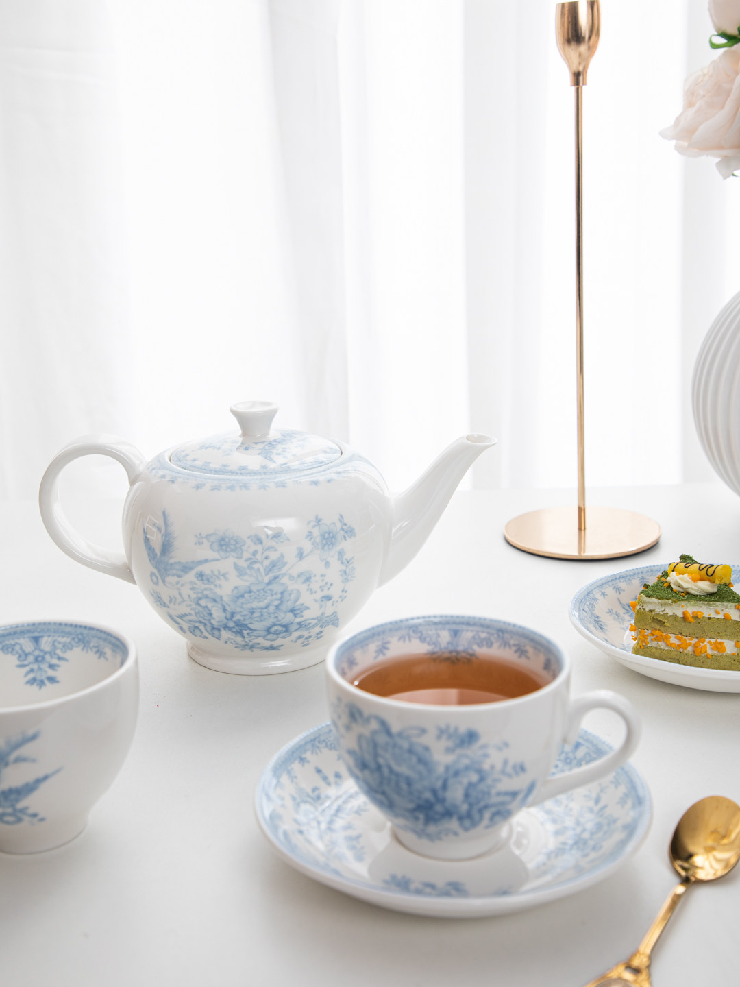 Ev, retro mavi şakayık desenli - Espresso Cup Saucer incelemesi ve fiyatı