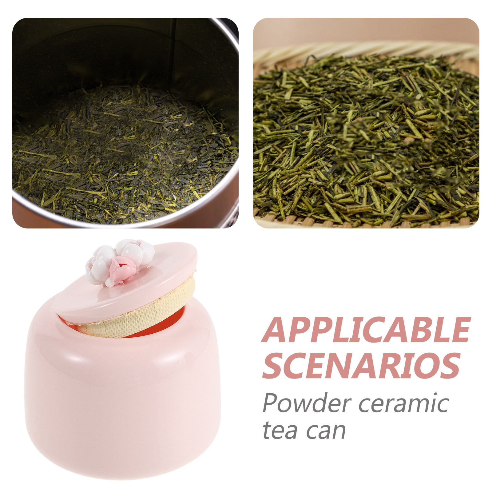 Seramik Çay Kavanozu Pembe Por - Canister Coffee Sugar Tea incelemesi ve fiyatı