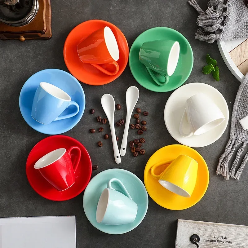 80ml seramik kahve fincan ve ç - Espresso Cup Saucer incelemesi ve fiyatı