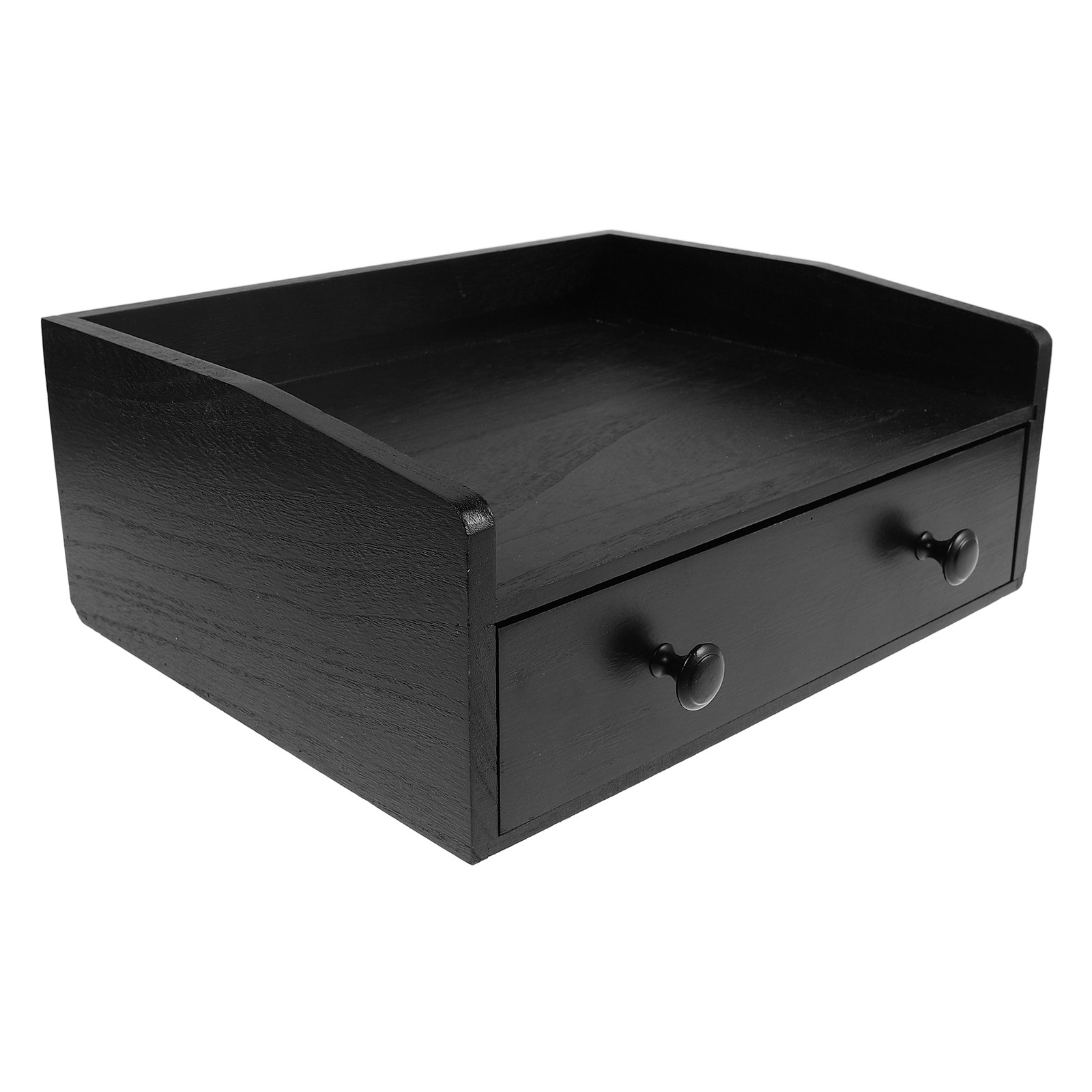 Siyah Ahşap Masaüstü Saklama K - Coffee Tea Drawer Organizer incelemesi ve fiyatı