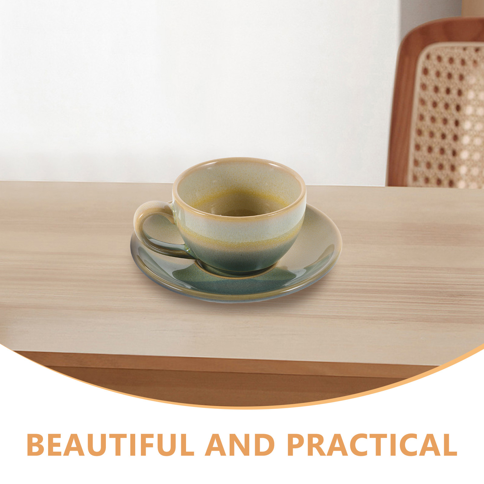 1 Takım Vintage Seramik Kahve  - Espresso Cup Saucer incelemesi ve fiyatı