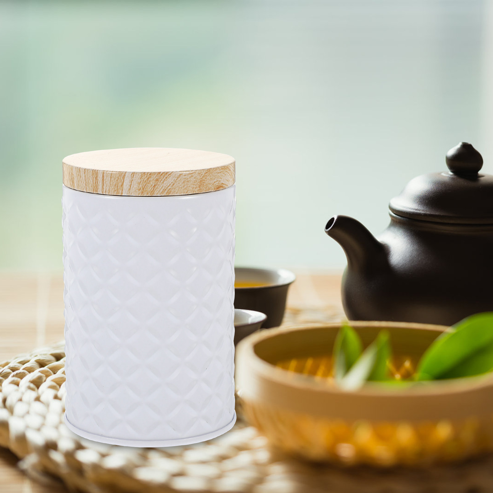 2 Adet Gıda Sınıfı Teneke Sakl - Canister Coffee Sugar Tea incelemesi ve fiyatı