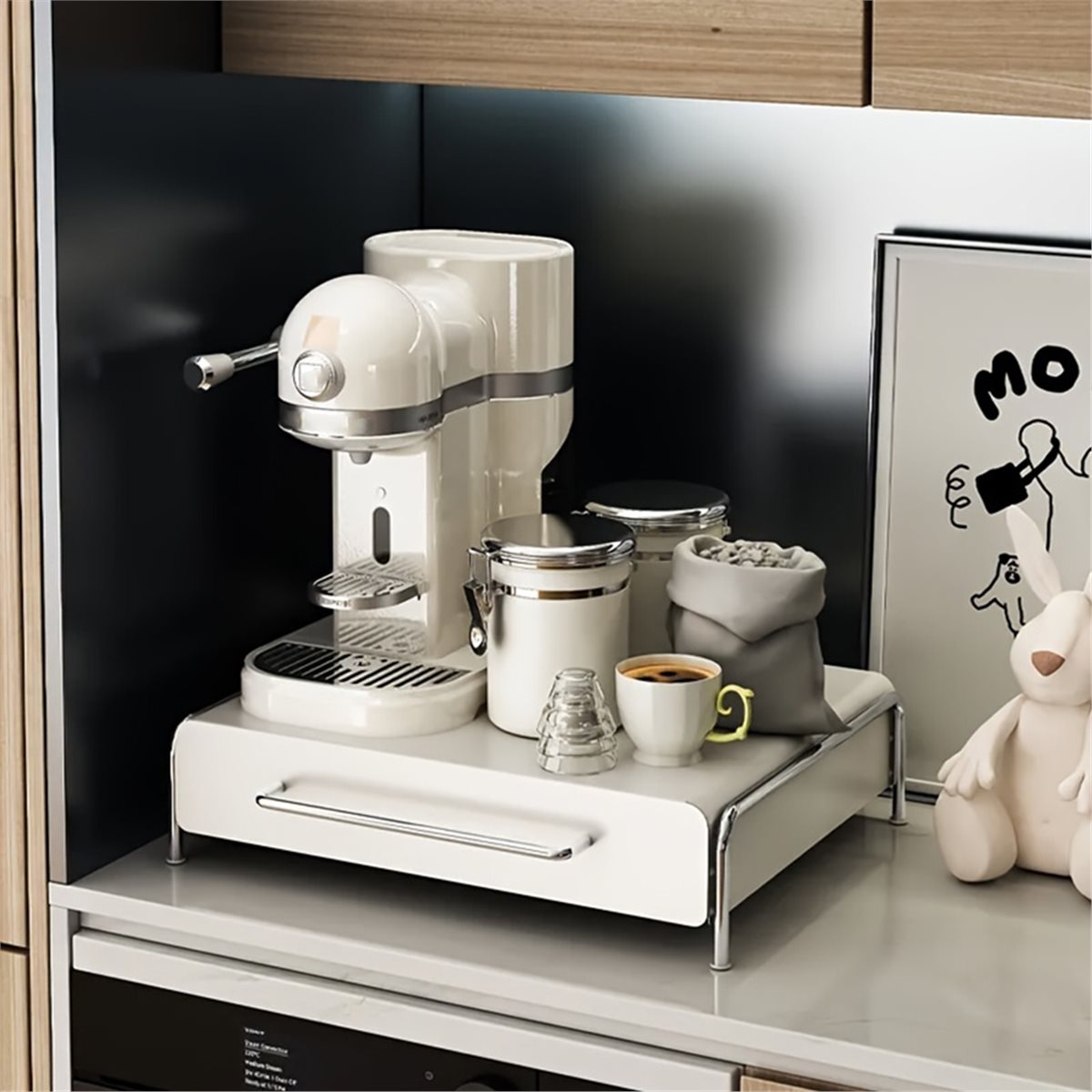 fitfit Çekmeceli Zarif Metal K - Coffee Tea Drawer Organizer incelemesi ve fiyatı
