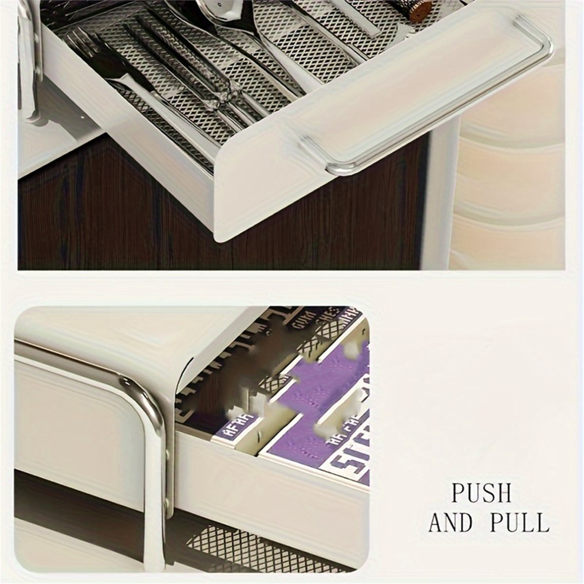 fitfit Çekmeceli Zarif Metal K - Coffee Tea Drawer Organizer incelemesi ve fiyatı