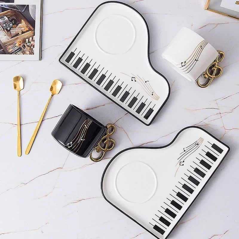 200ml yaratıcı piyano kahve ku - Coffee Tea Spoon incelemesi ve fiyatı