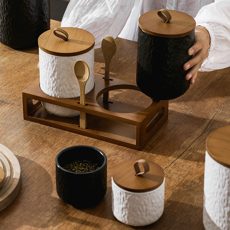 Kaya Desenli Seramik Çay Sakla - Canister Coffee Sugar Tea incelemesi ve fiyatı