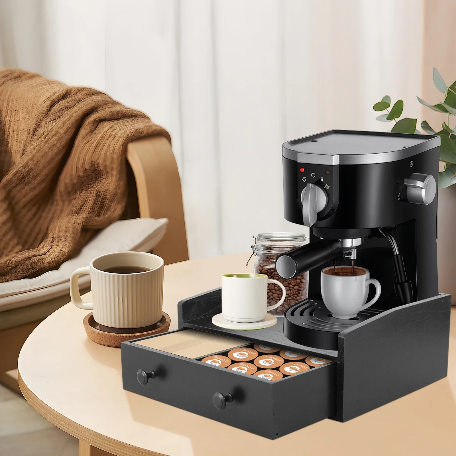 Kahve Makinesi Taban Çekmecesi - Coffee Tea Drawer Organizer incelemesi ve fiyatı