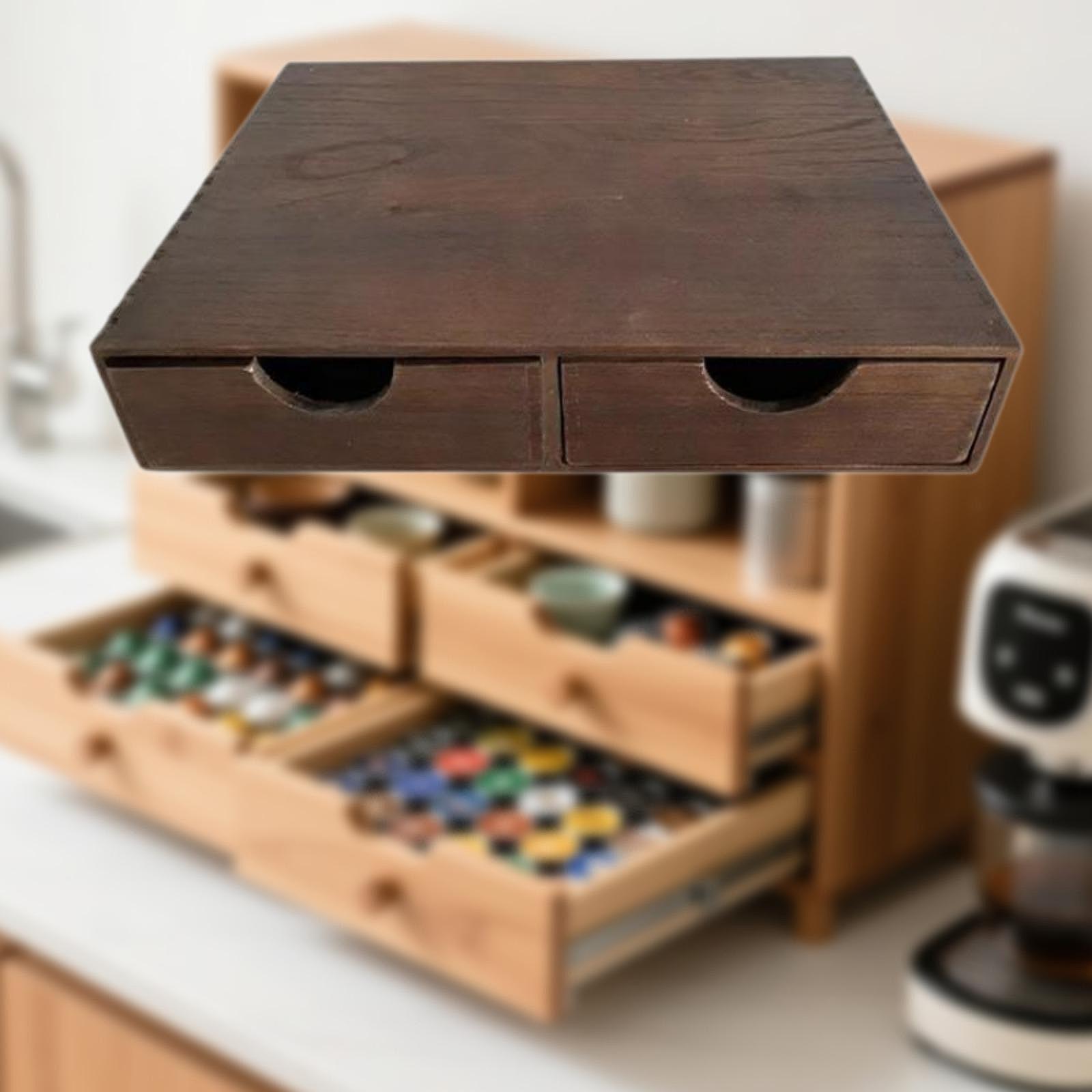 Kahve Köşesi Düzenleyici Ahşap - Coffee Tea Drawer Organizer incelemesi ve fiyatı