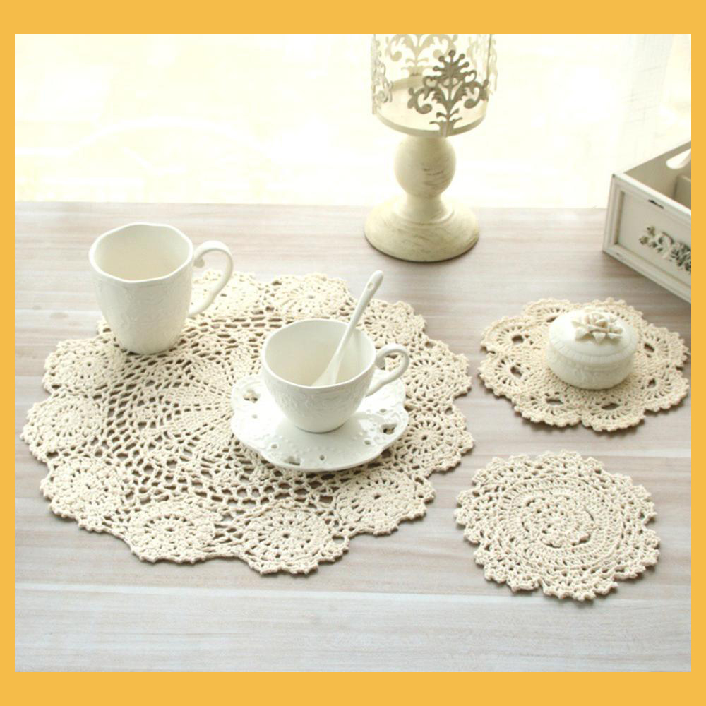 Yeni Pamuk Placemat Bardak Alt - Coffee Tea Place incelemesi ve fiyatı