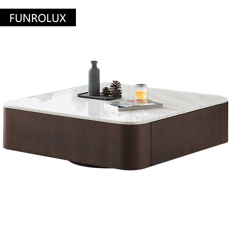 Modern Kare mermer sehpa basit - Coffee Tea Unit incelemesi ve fiyatı