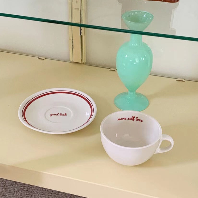 Kore harfler kahve fincanı fin - Espresso Cup Saucer incelemesi ve fiyatı