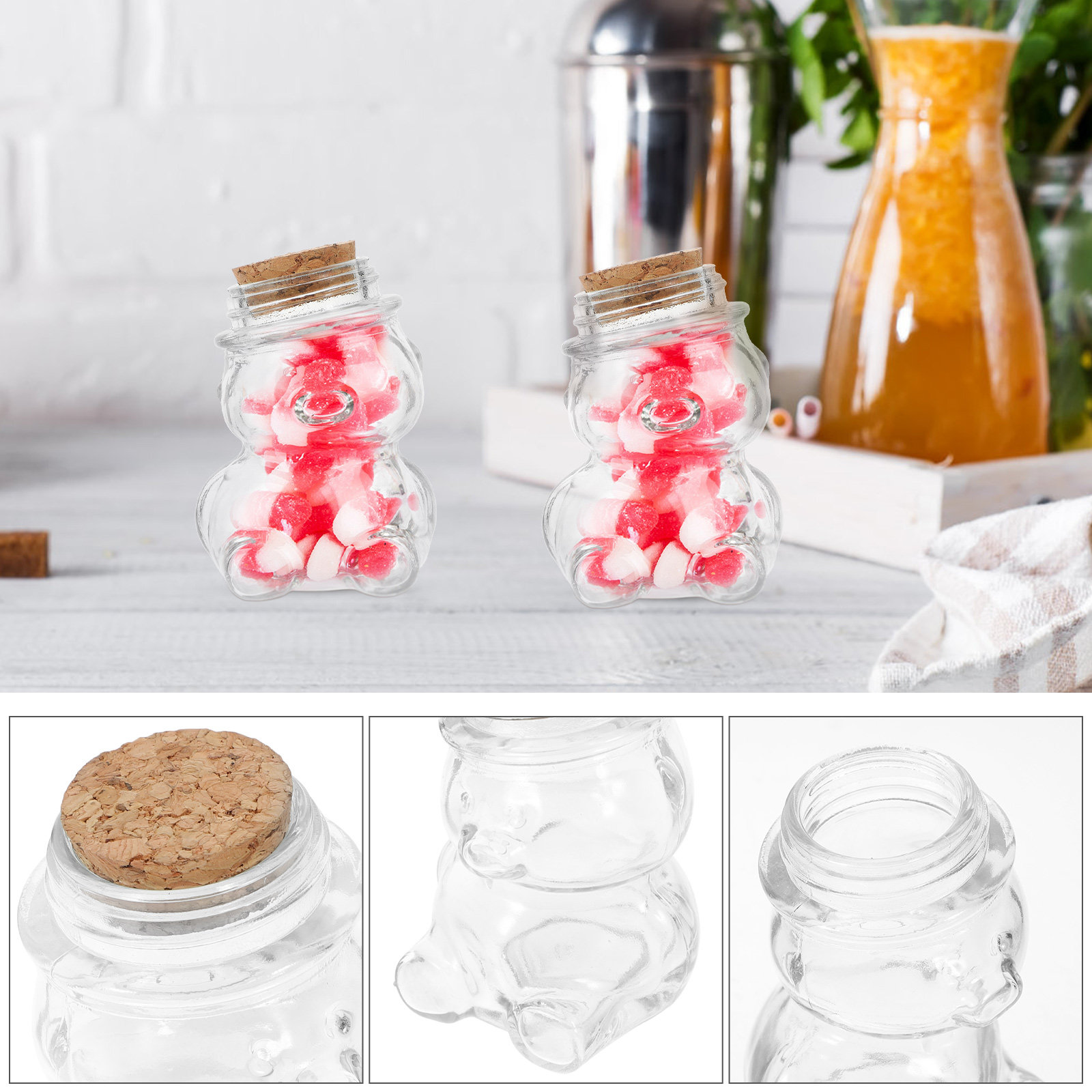 4 adet cam şeker kavanozu seti - Coffee Tea Set incelemesi ve fiyatı