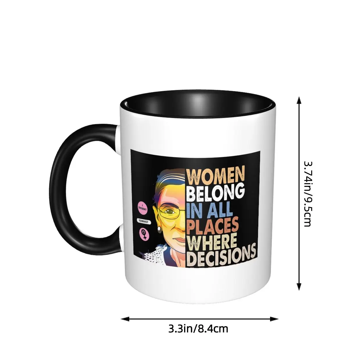 RBG Ruth Bader Ginsburg Kadınl - Coffee Tea Place incelemesi ve fiyatı
