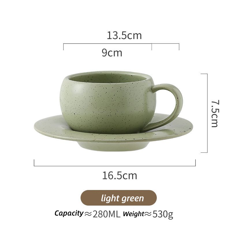 280ML Vintage Seramik Kahve Ku - Espresso Cup Saucer incelemesi ve fiyatı
