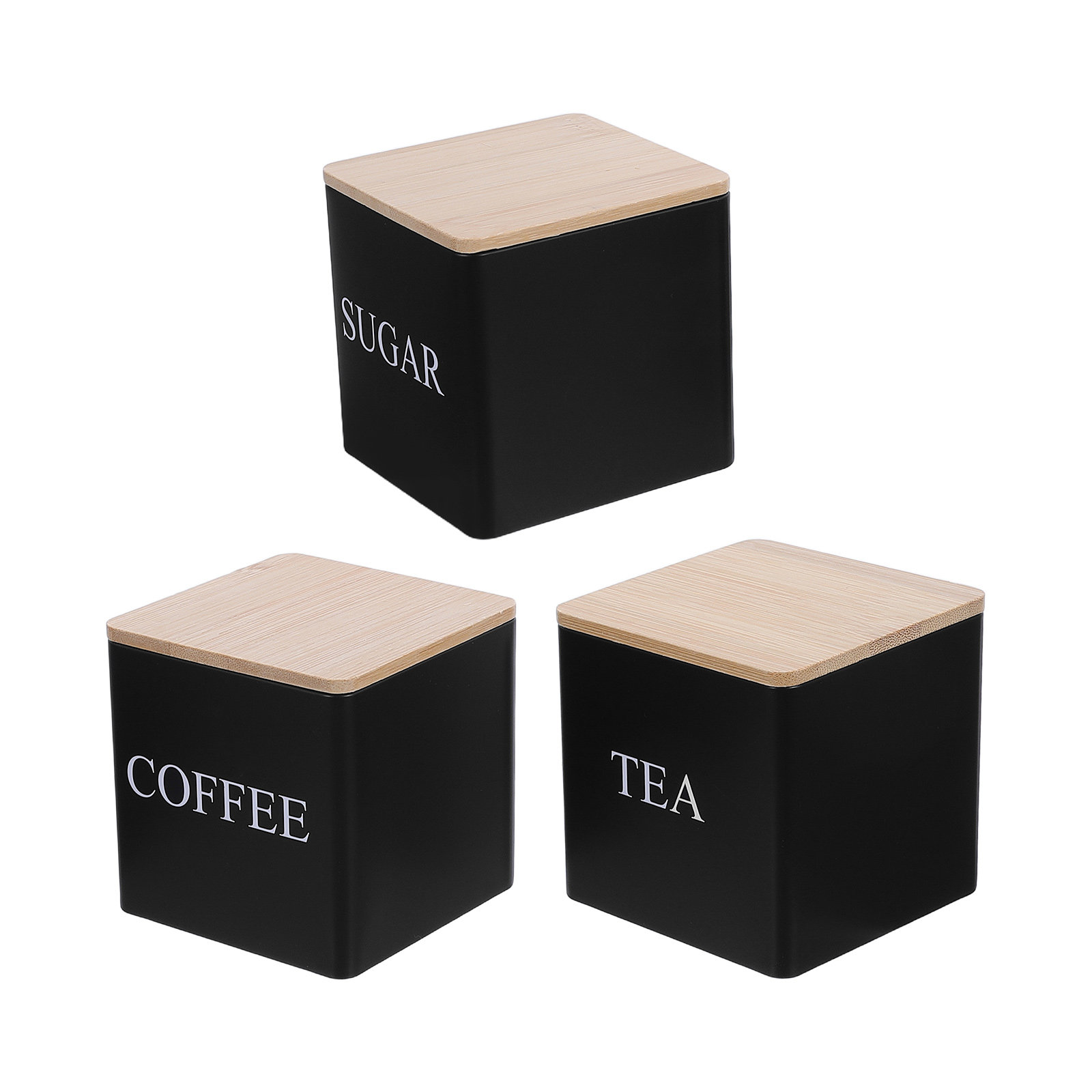 3 Parça Metal Çay Kahve Şeker  - Canister Coffee Sugar Tea incelemesi ve fiyatı