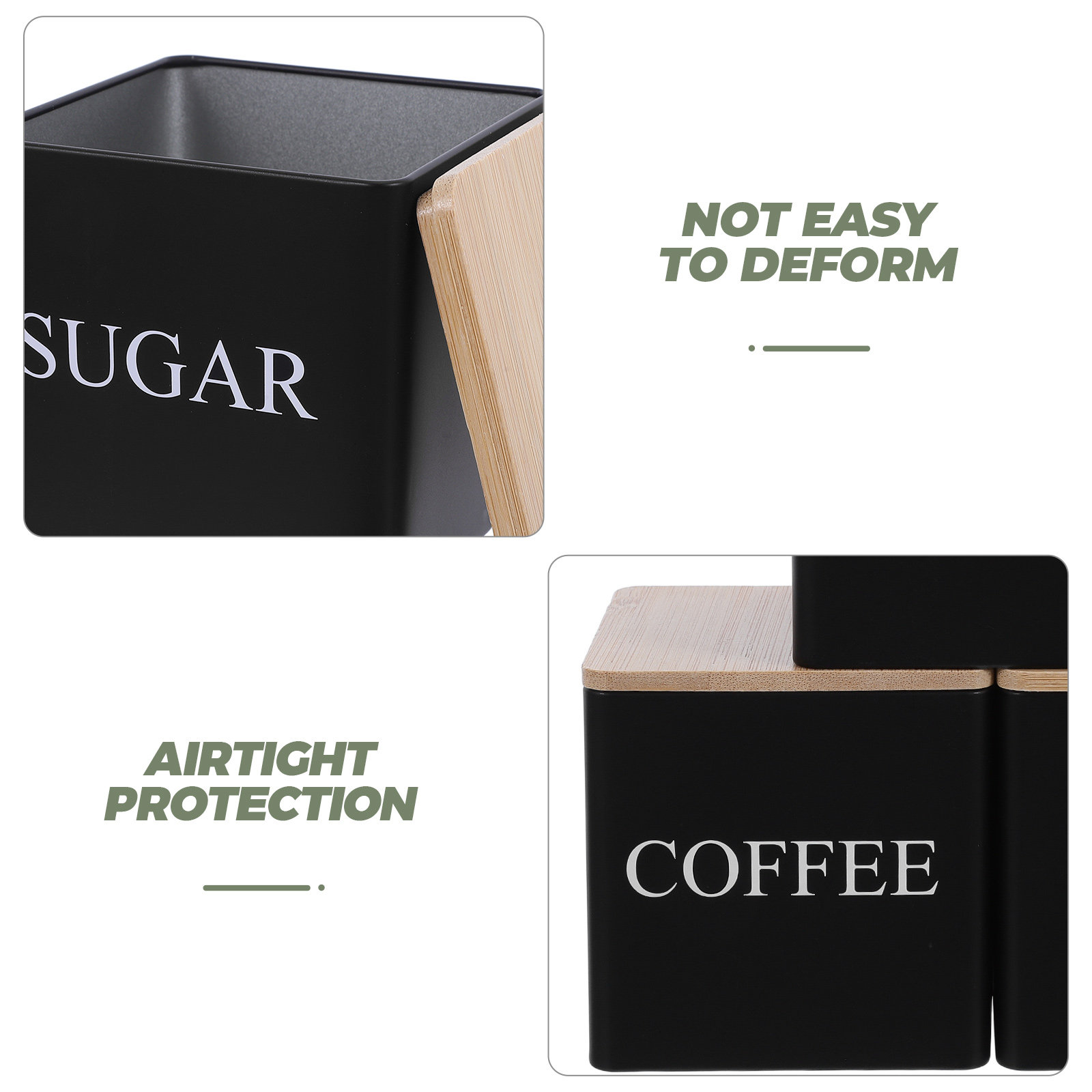 3 Parça Metal Çay Kahve Şeker  - Canister Coffee Sugar Tea incelemesi ve fiyatı